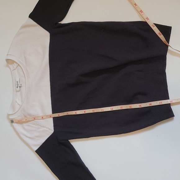Madewell Black and White Sweater - Picture 8 of 8